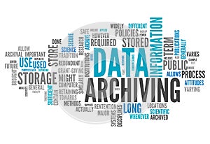 Word Cloud Data Archiving