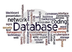 Word Cloud with DATABASE concept