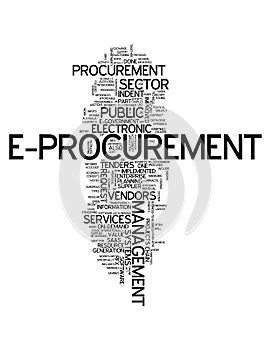 Word Cloud E-Procurement