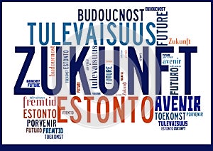 Word Cloud Future in different languages