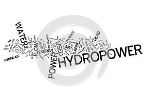 Word Cloud Hydropower