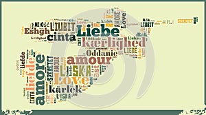 Word Cloud Love