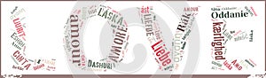 Word Cloud Love