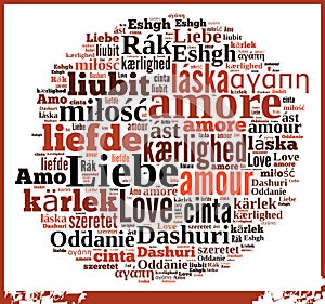 Word Cloud Love