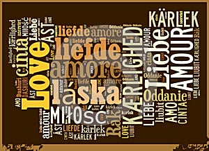 Word Cloud Love