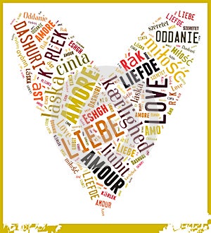 Word Cloud Love