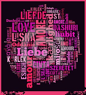 Word Cloud Love