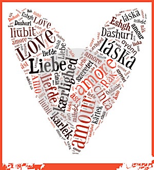 Word Cloud Love
