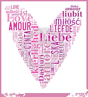Word Cloud Love