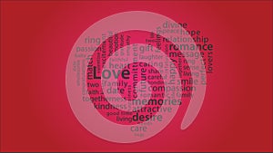 03 Word Cloud Love Passion Heart Gratitude valentine day
