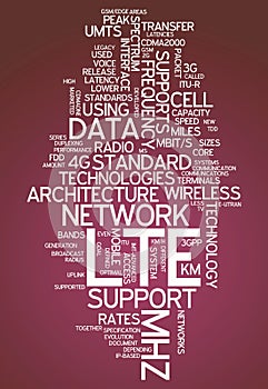 Word Cloud LTE