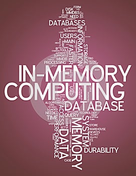 Word Cloud In-Memory Computing