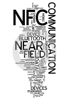 Word Cloud Near Field Communication