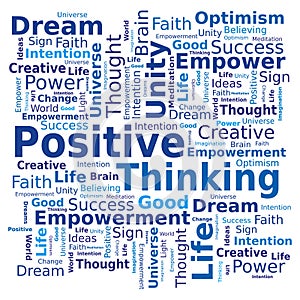 Word Cloud - Positive Thinking