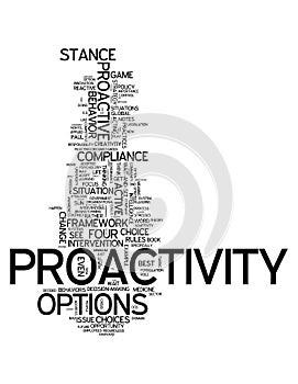 Word Cloud Proactivity