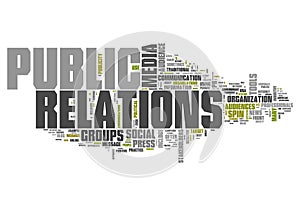 Word Cloud Public Relations