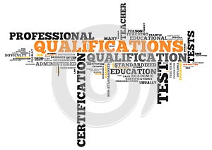 Word Cloud Qualifications