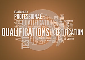 Word Cloud Qualifications