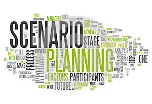 Word Cloud Scenario Planning