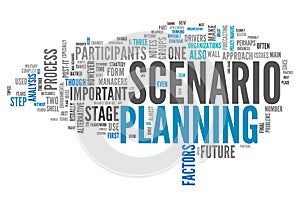 Word Cloud Scenario Planning photo