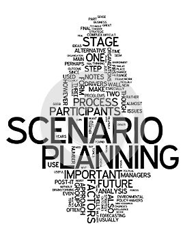 Word Cloud Scenario Planning