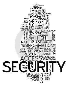 Word Cloud Security