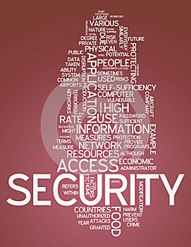 Word Cloud Security