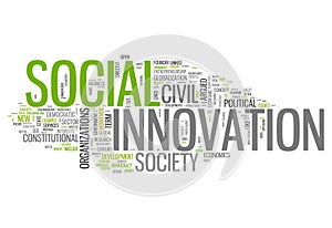 Word Cloud Social Innovation