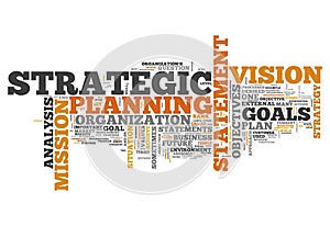 Word Cloud Strategic Planning