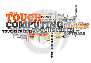 Word Cloud Touch Computing