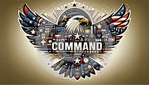 âThe word âCOMMANDâ creatively formed from leadership elements