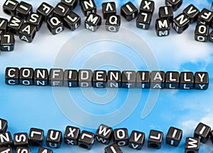 The word confidentially