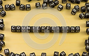The word counterfeiting