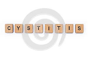 The word CYSTITIS