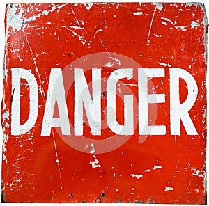 Word danger photo