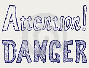 Word danger and attention