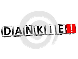 The word Dankie - Thank you in many different languages.