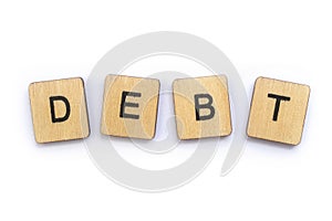 The word DEBT