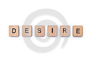 The word DESIRE