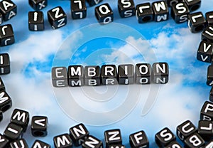The word embrion