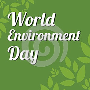 Word environment day background tree