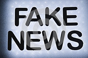 word "fake news"