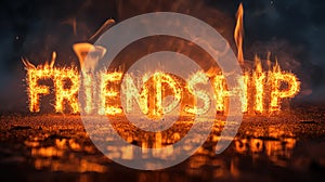 Word Friendship on Fire