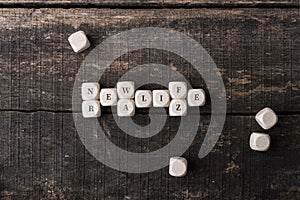 Word game of words Realize and New life