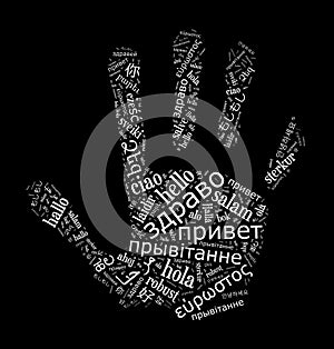 Word Hello in different languages