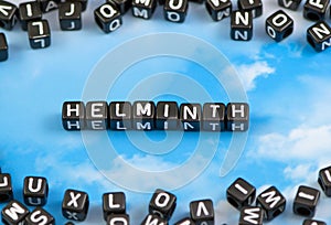 The word helminth
