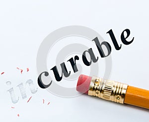 Word incurable curable photo