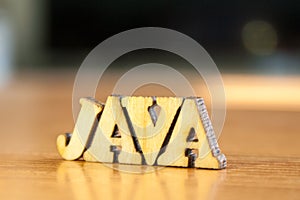 The word java