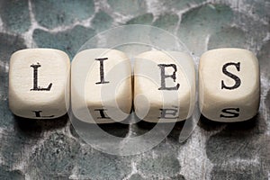 The word lies photo