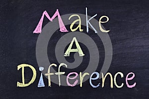 Word make a difference photo